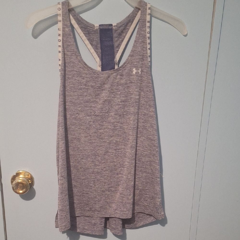 Under Armour Women's Heathered Gray Tank Top